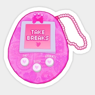 Take Breaks Retro Toy Sticker